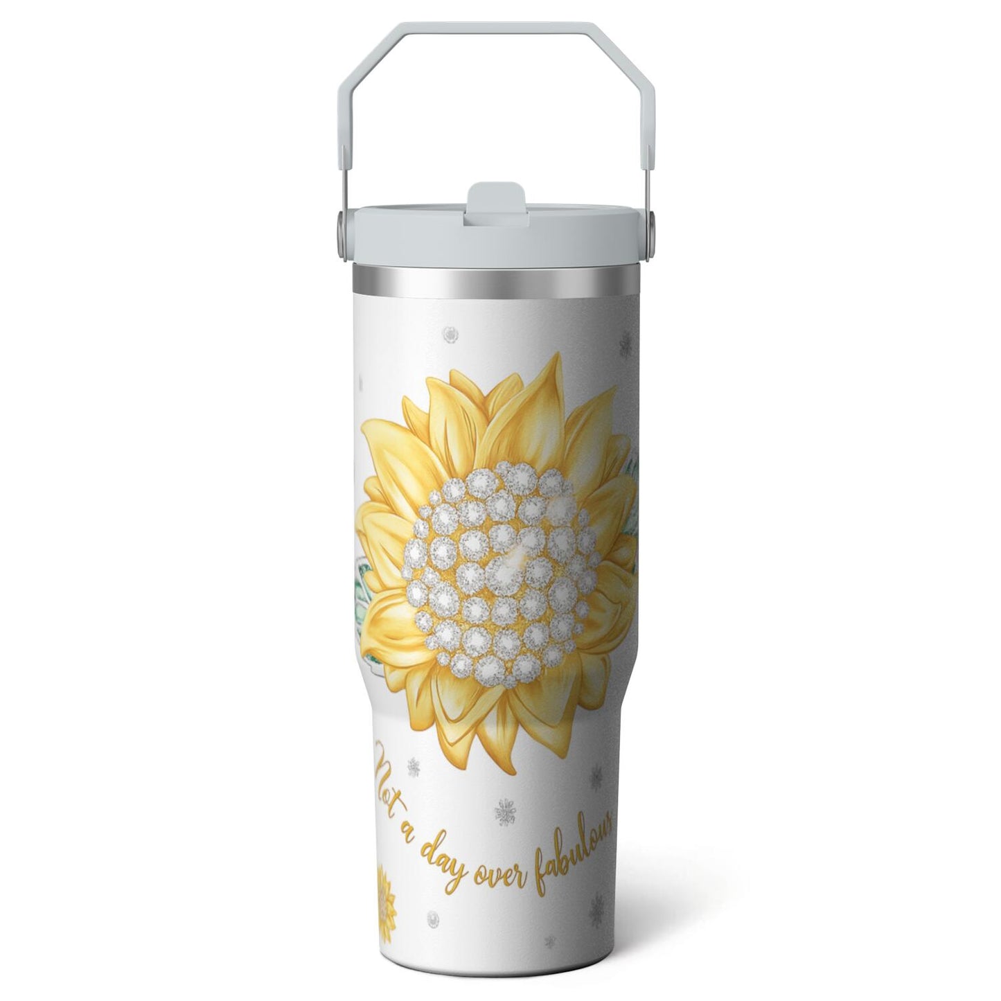 Pure Buddy - 1pc Capibara 30oz Tumbler with Straw & Handle - Insulated Stainless Steel Cup | Holiday Gift for Man Women (Christmas, Valentine's, Birthday)