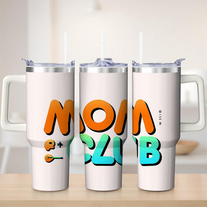 Pure Buddy - Colorful MOM CLUB Stainless Steel Tumbler, 30oz
