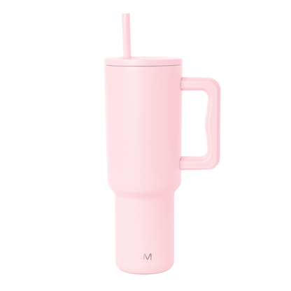 Pure Buddy - Simple Modern 40 fl oz Insulated Stainless Steel Trek Tumbler with Straw Lid | Forest